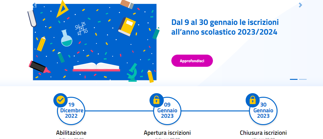 iscrizioni online