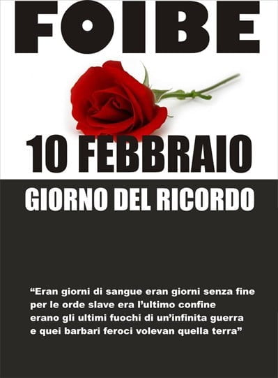 Il giorno del ricordo – 10 febbraio 2023